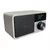 Radio de sobremesa Sangean DDR-7 Glacier Silver con sintonizador digital y Bluetooth