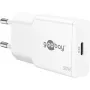 Cargador rápido fino USB-C PD GaN (30 W) (blanco)