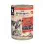 WIEJSKA ZAGRODA Conejo con ternera para gatitos – Comida húmeda para gatos – 400g