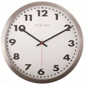 NeXtime Reloj de pared 2519 Arabic, Ø25 cm, blanco