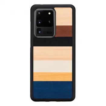Funda para móvil Man and Wood para Samsung Galaxy S20 Ultra — negra