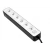 Regleta TRACER Zebra 1,5 m 6 tomas