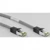 Cable de red Goobay CAT 8.1, S/FTP (PiMF), gris, 0,5 m - LSZH libre de halógenos, cobre AWG 24 (55135)