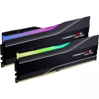 DIMM 64 GB DDR5-6000 (2x 32 GB) kit dual, memoria RAM negra, F5-6000J2636H32GX2-TZ5NR, Trident Z5 Neo RGB, AMD EXPO