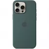 Funda de silicona con MagSafe para iPhone 16 Pro Max - Verde mar