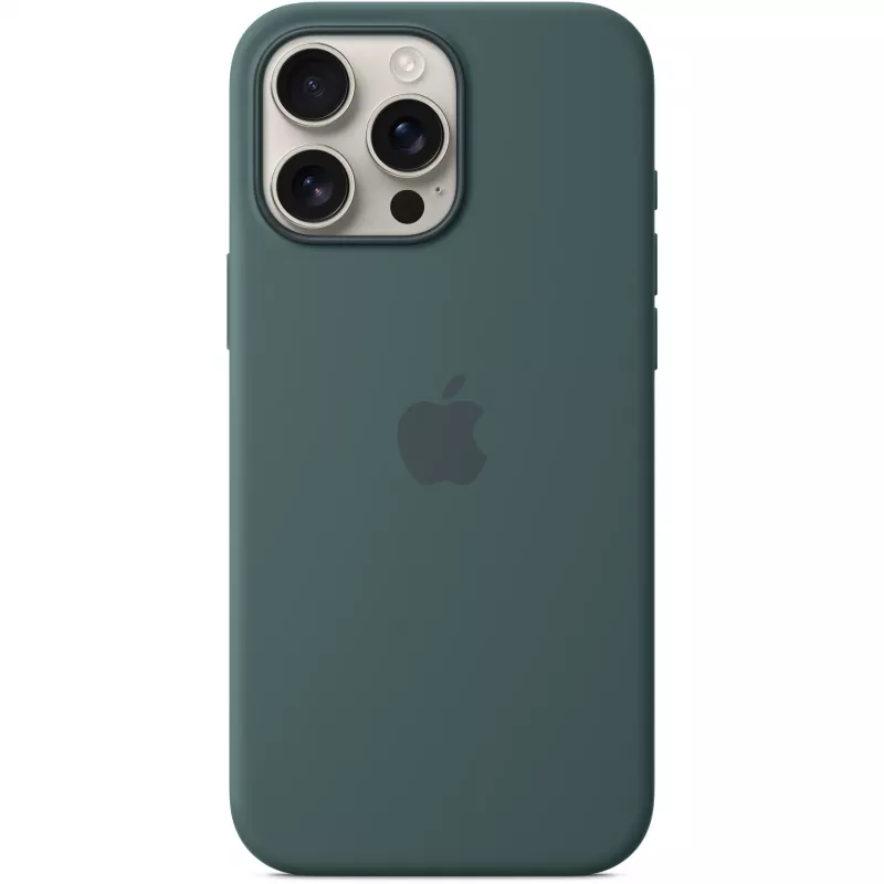 Funda de silicona con MagSafe para iPhone 16 Pro Max - Verde mar