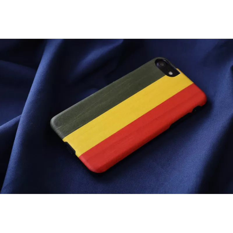 Funda Man and Wood para iPhone 7/8 — reggae negra