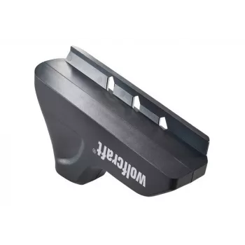 Cepillo Wolfcraft cepillo de bordes triple 4009000 — grafito, cuchillas trapezoidales, apto para placas de yeso