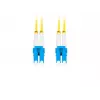 LANBERG FO-LULU-SD11-0010-YE cable de conexión de fibra óptica, SM LC/UPC a LC/UPC dúplex, G.657.A1, 1 m, amarillo