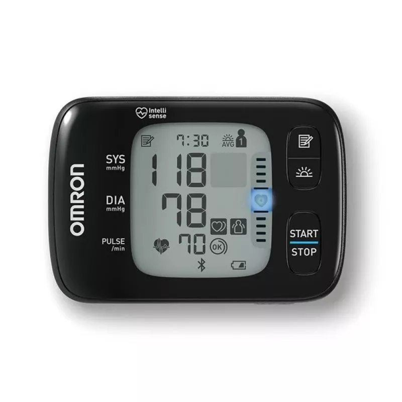 Omron RS7 Intelli IT Monitor de presión arterial de muñeca automático 2 usuarios