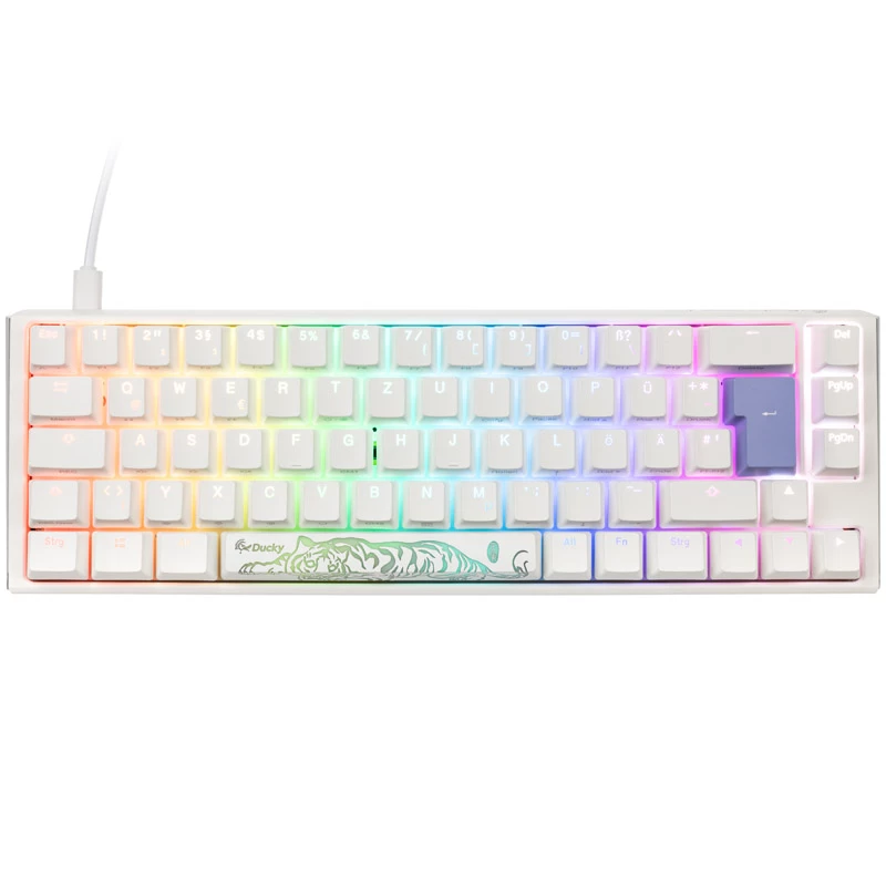 Ducky One 3 Classic Pure White SF teclado USB German White (DKON2167ST-RDEPDPWWWSC1)