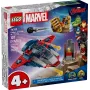Set de construcción LEGO Marvel Super Heroes Capitán América Thanos 76319 — 107 piezas, 2 minifiguras, edad 4+