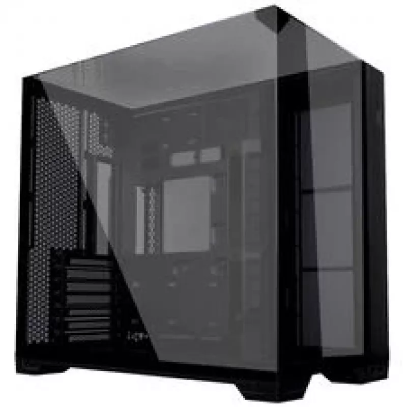 Bundle de caja para PC Lian Li O11 Vision Compact + 3x ventiladores UNI FAN SL-INF 120 Reverse Blade - negro