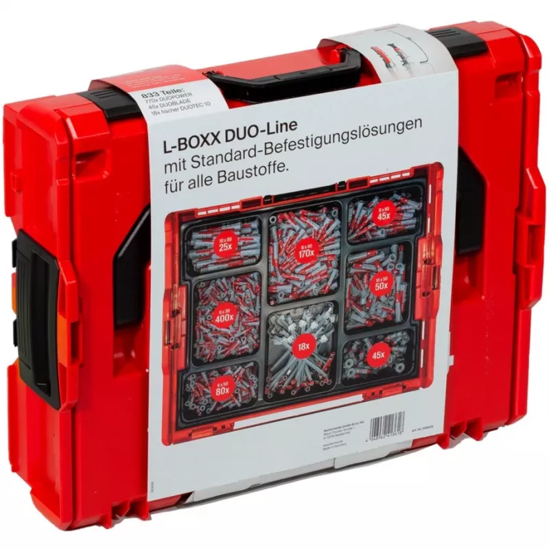 Set de tacos Fischer L-BOXX 833 piezas