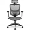 Silla de oficina Sharkoon OfficePal C40M asiento de malla respaldo de malla, gris, máx. 150 kg