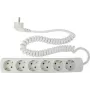 Regleta de enchufes AS Schwabe 11461 Schuko de 1 pieza, blanca