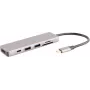 Dock para portátil S/CONN 14-05027 con cable USB 3.2 Gen 1 Type-C gris