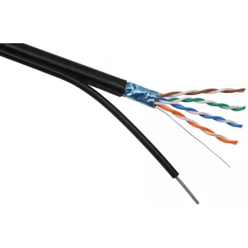 Cable de red Solarix SXKD-5E-FTP-PE-SAM RJ45 CAT5E 305 m negro