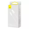 Cable Baseus Dynamic USB a Lightning, 2,4A, 2m (blanco)
