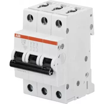 Interruptor automático ABB 4A S203-C4 por M comp. 3 pol. 6kA para interruptor automático S203-C4 (2CDS253001R0044)