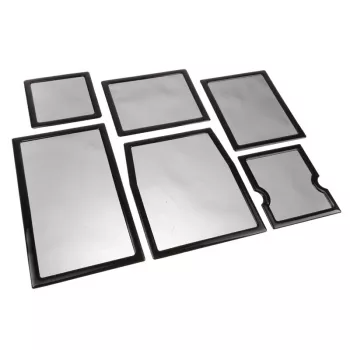 Set de filtros antipolvo Demciflex para Cooler Master HAF XM - negro/negro