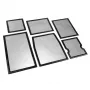 Set de filtros antipolvo Demciflex para Cooler Master HAF XM - negro/negro