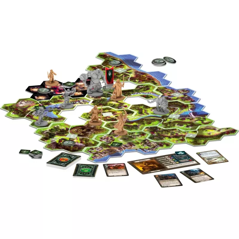 Asmodee El Señor de los Anillos: Viaje por la Tierra Media, juego de mesa