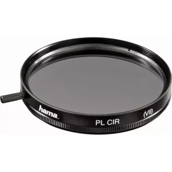 Hama Filtro de polarización circular, 37,0 mm, con recubrimiento, negro Filtro de polarización circular 37 mm