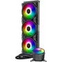 Refrigerador líquido AIO para CPU PCCOOLER GI-CX360 radiador de 360 mm, bomba/ventiladores 2000 rpm