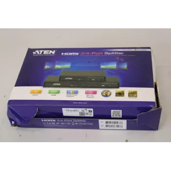 Splitter HDMI Incase Splitter HDMI de 4 puertos Aten VS184A 4K – 4 salidas, compatibilidad 4K