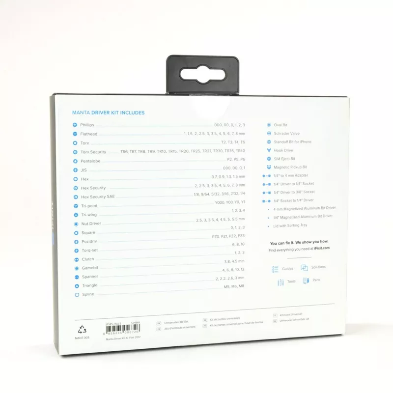 iFixit EU145392 puntas de destornillador 112 unidades