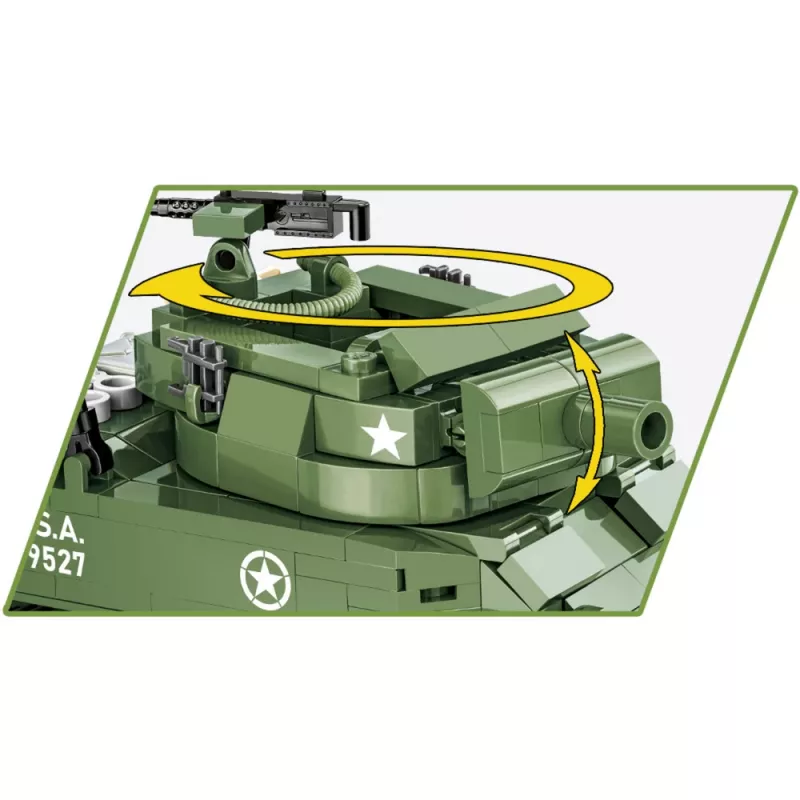 Bloques de construcción COBI H.M.C M8 Scott 525 piezas Segunda Guerra Mundial