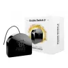 Relé eléctrico Fibaro FIBEFGS-223 negro — 230 V AC, 10 A, IP20, 42×38×20 mm