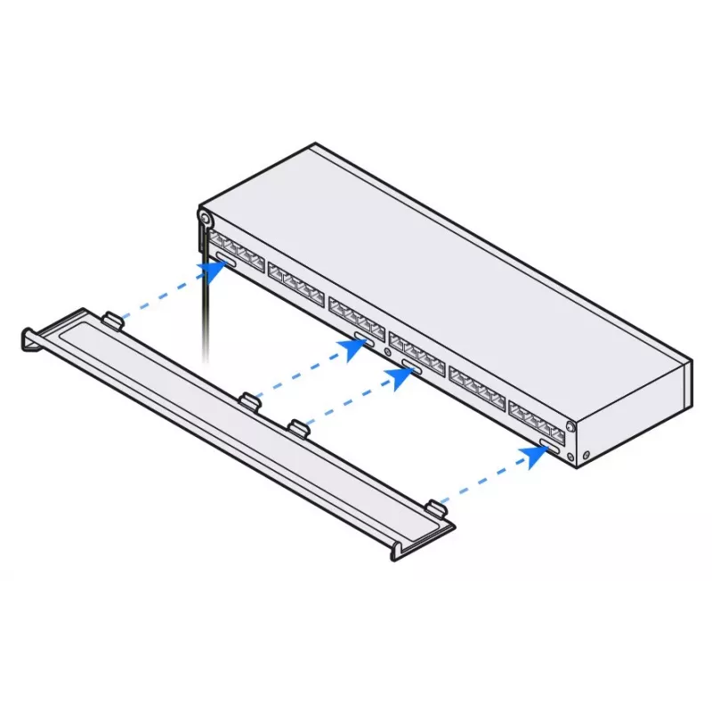 Ubiquiti UACC-ETH-SP-Panel-24 - protector contra sobretensiones Ethernet, panel para rack