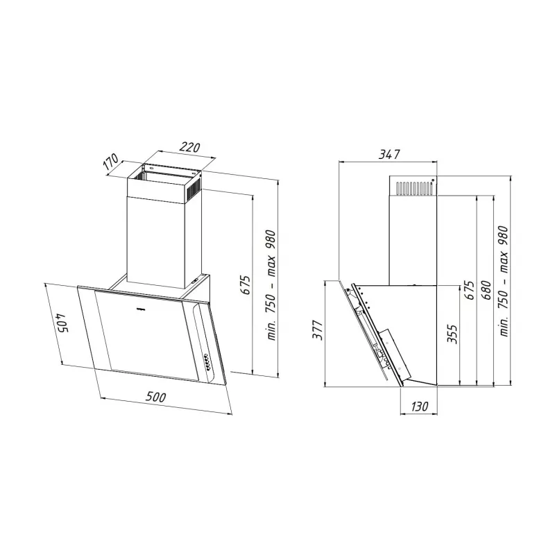 Akpo WK-4 Mirt Eco 50 campana extractora