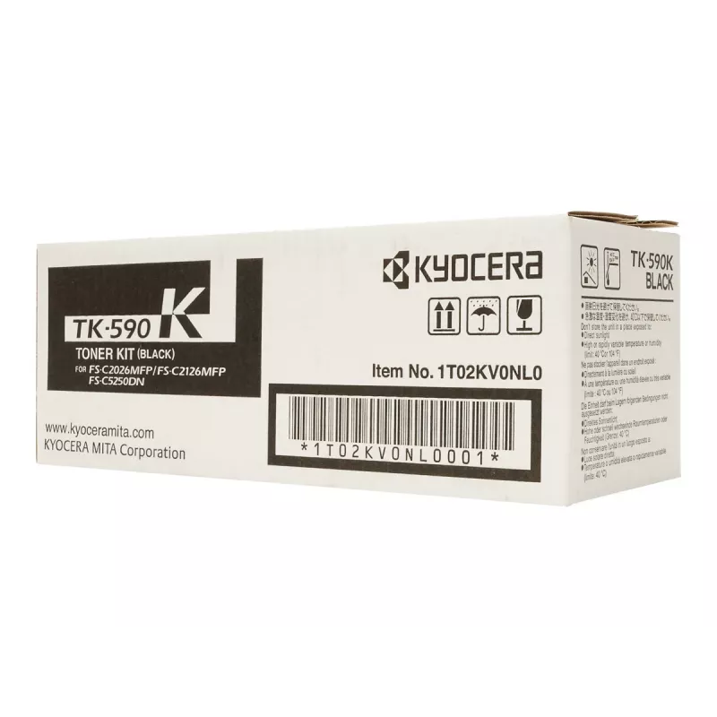 KYOCERA TK-590K cartucho de tóner 1 ud. original negro