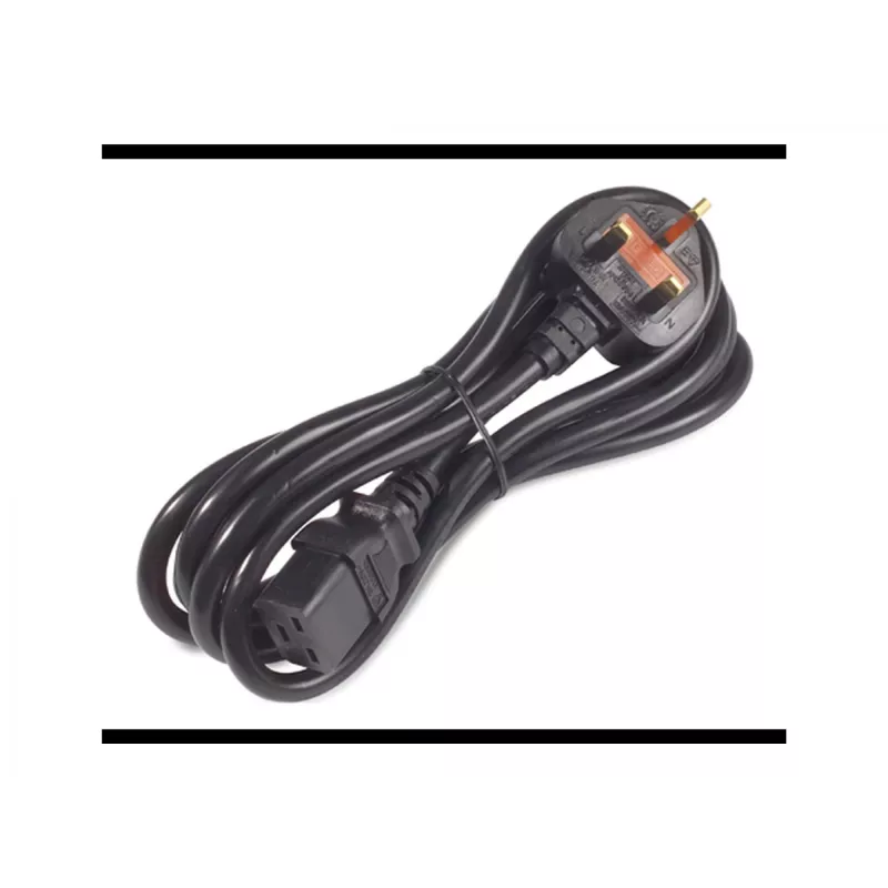 APC AP9895 cable de alimentación, 16A 200-240V, C19 a enchufe UK BS 1363A, 2,44 m, negro