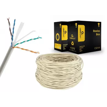 Cable de red Gembird UPC-6004SE-SOL Cat6 RJ-45 en rollo, 100 m, gris