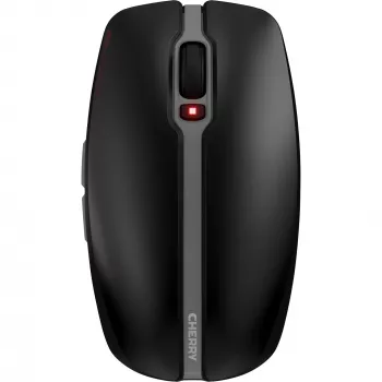 Teclado y ratón CHERRY Stream Desktop Recharge universal RF inalámbrico AZERTY belga negro