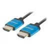 Cable HDMI LANBERG CA-HDMI-22CU-0018-BK 1,8 m — HDMI Type-A a A, HDMI 2.0, 18 Gbit/s, ARC, dorado