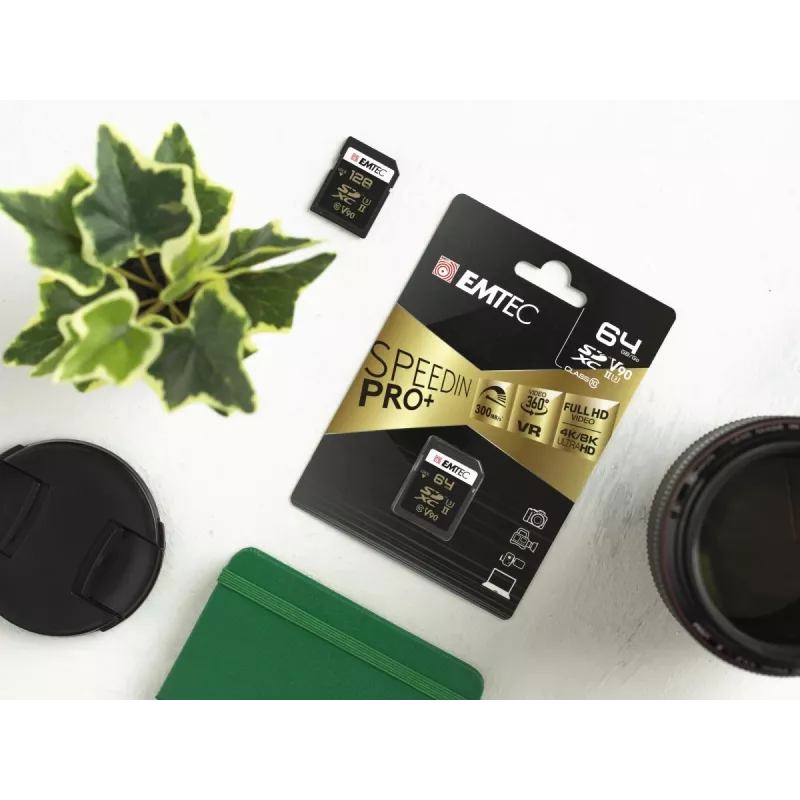 Memoria flash Emtec 256 GB UHS-II SpeedIN Pro+