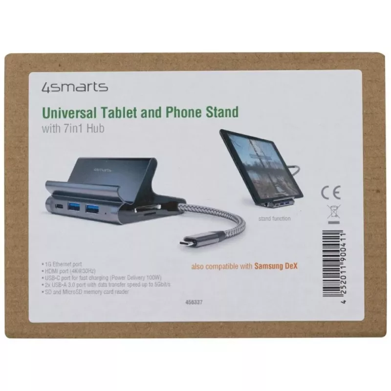 Soporte para tablet/smartphone 7en1 Dex HDMI/RJ45