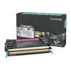 Lexmark - Cartucho de tóner - Alto rendimiento - 1 x magenta - 10000 páginas - LRP / LCCP (0C736H1MG)