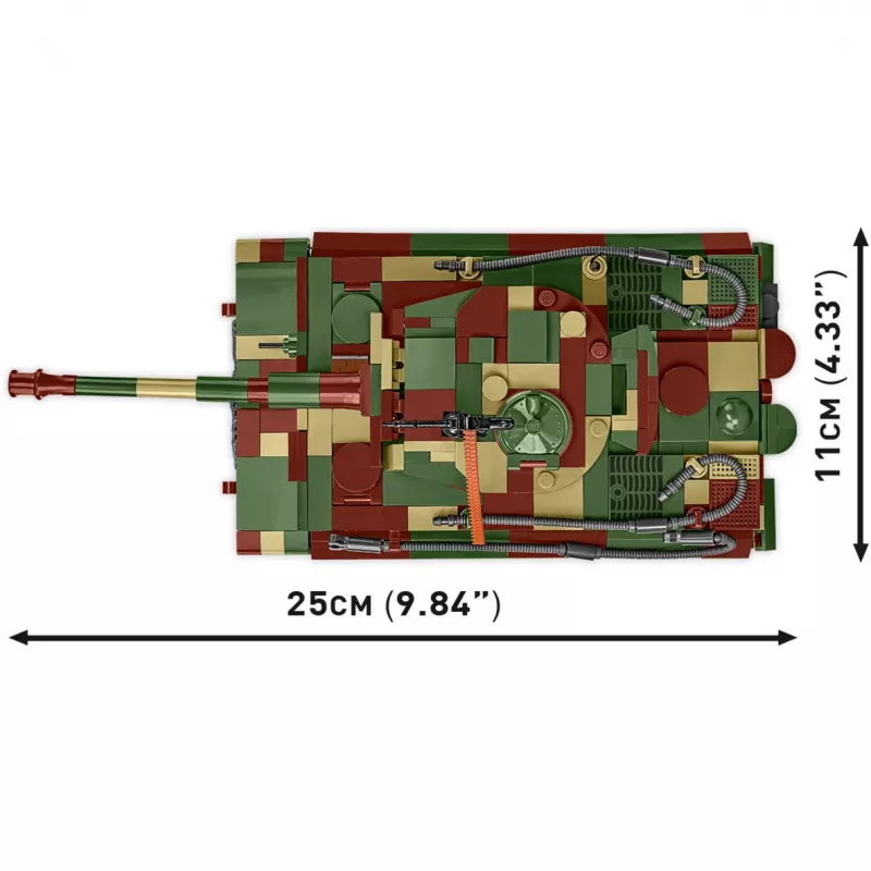 Piezas de construcción Pz.Kpfw. VI Tiger Ausführung E 870 piezas