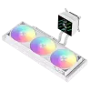 Refrigeración líquida para CPU Gamemax | GLACIER 360 LCD WH | Intel, AMD