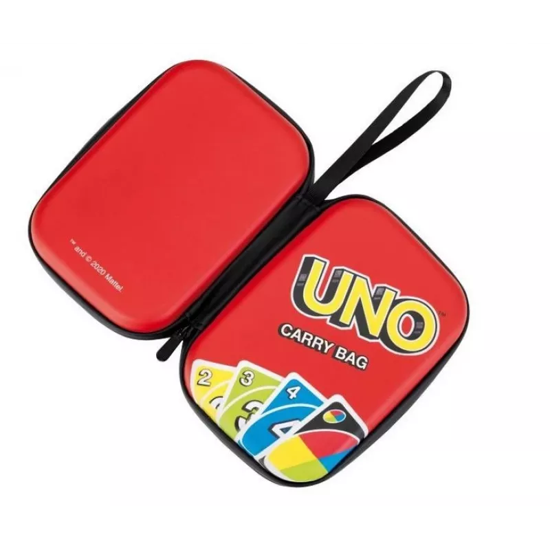 Theo Klein 5901 estuche para cartas Uno, rojo/negro