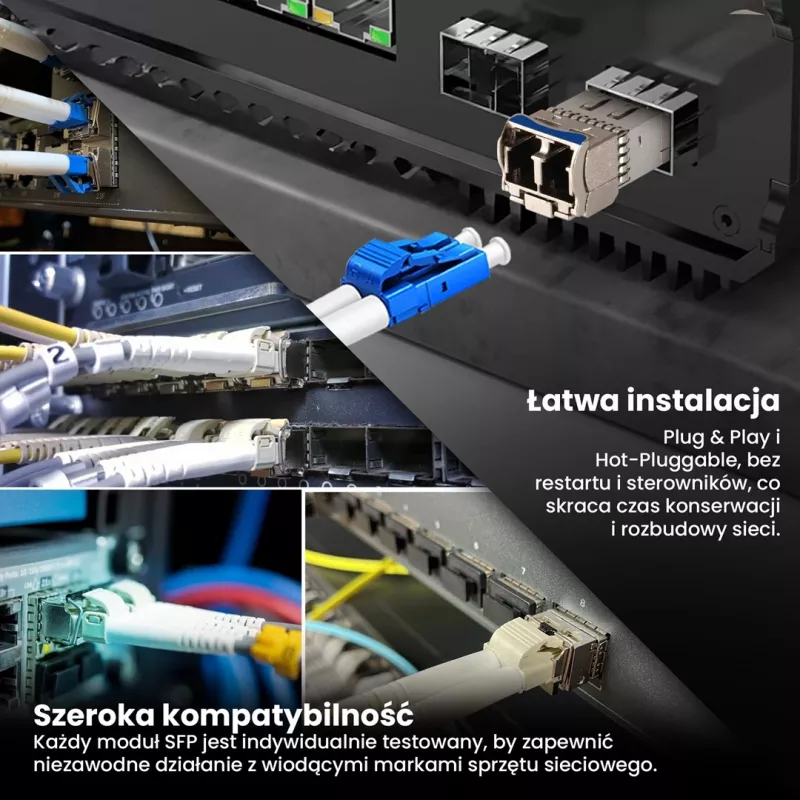 Extralink SFP28 25G pack de 2 | Módulo SFP28 | 25Gbit/s, LC/UPC dúplex, 1310nm, 10km, monomodo, DOM módulo transceptor de red