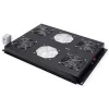 Módulo de ventiladores ROLINE unidad de ventiladores de techo 19 inch 4 ventiladores termostato negro