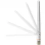 Antena dipolo 2.4 GHZ 2DBI/5 GHZ 4 DBI BLANCA RP-TNC