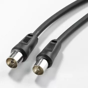 Cable coaxial VALUE 11.99.4463 2,5 m negro